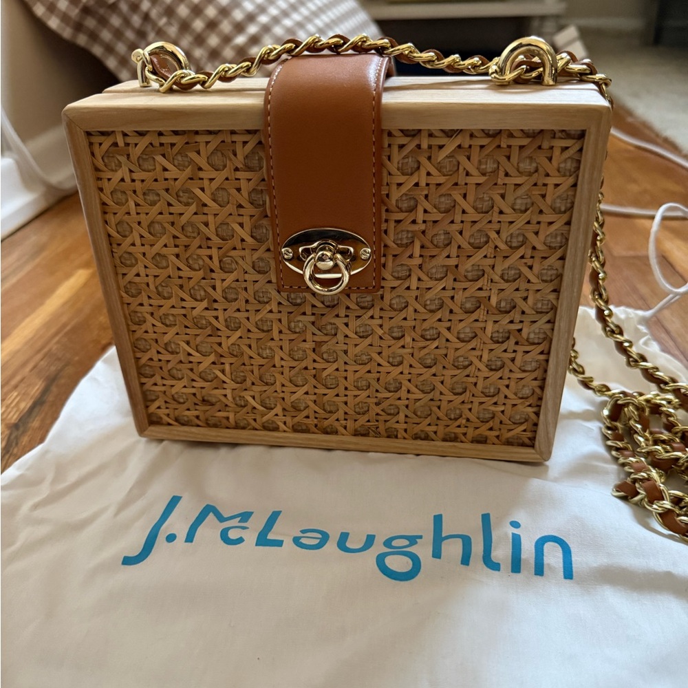 J.McLaughlin Eugenie Raffia Crossbody